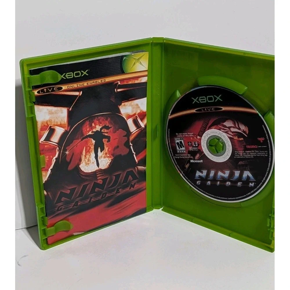 Ninja Gaiden Xbox‎ Game CIB Black Label Original 2004 Ryu Hayabusa